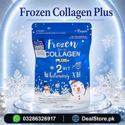 Frozen Collagen Plus 2 in 1 Whitening X10 60 Capsules Price in Pakistan