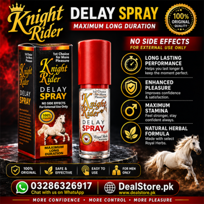 Knight Rider Delay Spray Maximum Long Duration 15ml