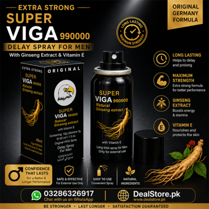 Super Viga 990000 Delay Spray - Ginseng with Vitamin E