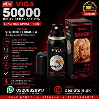 Viga 50000 Delay Spray for Men – 45ml | Last 30–40 Minutes