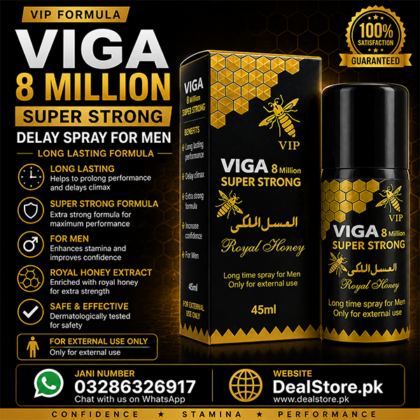 Viga 8 Million Delay Spray for Men - Super Strong Long Lasting Formula