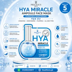 HYA MIRACLE AMPOULE FACE MASK - Pack of 5
