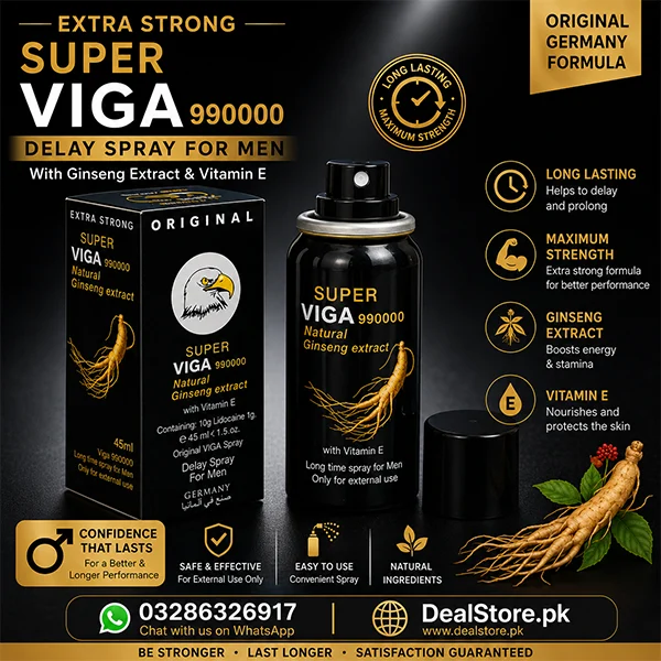 Super Viga 990000 Delay Spray - Ginseng with Vitamin E